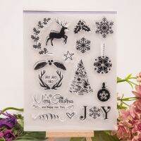 love* Christmas DIY Stamp Cling Seal Scrapbook Embossing Album