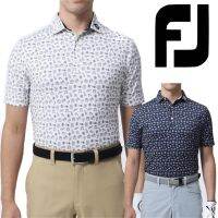 23 Spring Summer New FJ Japan FOOTJOY Golf Clothing Men Stretch Short Sleeve POLO Shirt T-Shirt