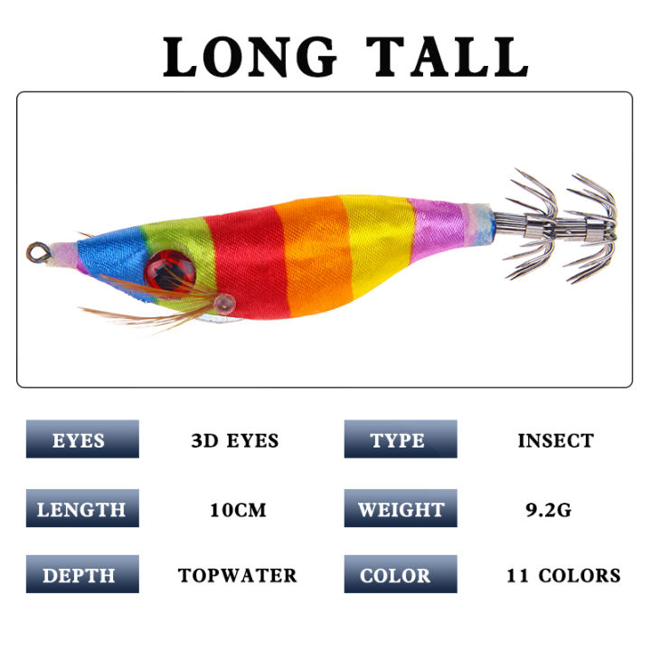 ตา-3dส่องสว่างล่อ-9-2-กรัม-10-เซนติเมตรปลาหมึกเหยื่อหมึกหมึกยักษ์กุ้งเหยื่อ
