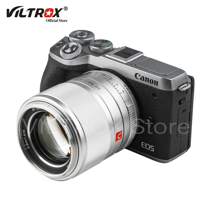 viltrox-56มม-f1-4-canon-m-ออโต้โฟกัสเลนส์แนวตั้งรูรับแสงขนาดใหญ่สำหรับ-canon-eos-m-mount-เลนส์กล้อง-m5-m6ii-m200-m50