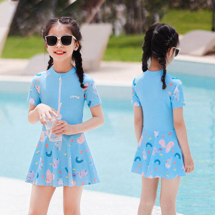 hobibear-childrens-swimsuit-girls-new-skirt-swimsuit-swimming-trunks-girls-one-piece-swimsuit