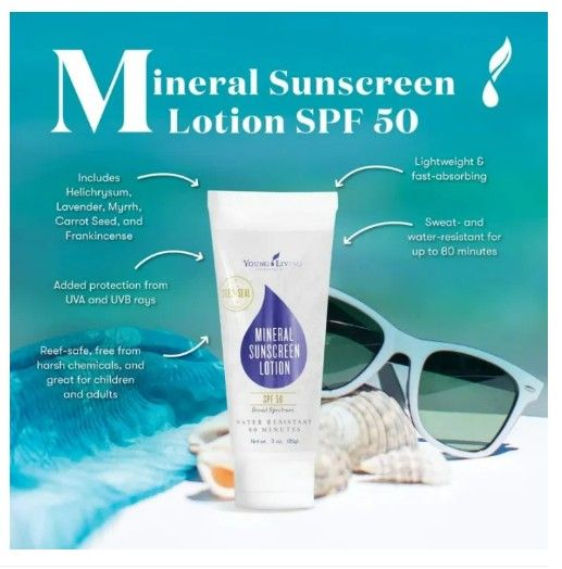 Young Livings Mineral Sunscreen Lotion Spf50 85g Lazada