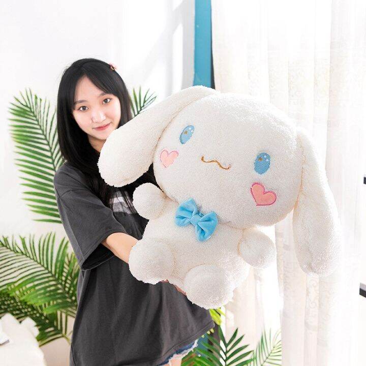 Sanrio Anime Kawaii Cinnamon Roll Super Soft Plush Pp Cotton Large Size Girl Sofa Pillow Baby