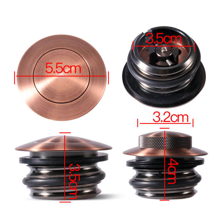 Motorcycle Pop Up Flush Gas Cap Vented Fuel Tank Cover For Harley