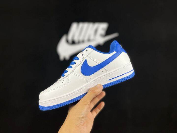 Nike Air Force 1 '07 Air Force One Sneakers White and Blue | Lazada PH