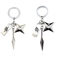 【DT】Kunai Shuriken Konoha Ninja Keychain For Bags 2021 Men Anime Trinkets Keyring  Accessories Women Jewelry Backpacks Gift hot