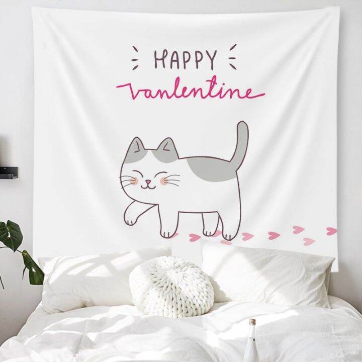 cartoon-cute-cat-style-home-decoration-tapestry-background-cloth-room-bedside-wall-hanging-decoration-tapestry