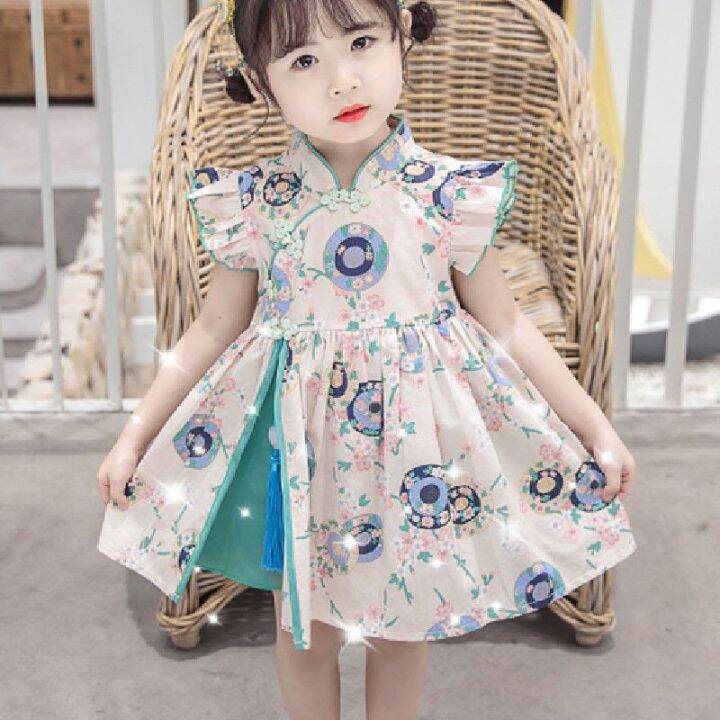 rsn-2022-ใหม่สาวชุดเดรสฤดูร้อนสไตล์ตะวันตกเด็ก-cheongsam-กระโปรงฤดูร้อนเด็กสไตล์จีนเจ้าหญิงกระโปรง-hm-12