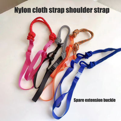 Shoulder Bag Accessory Braided Shoulder Harness Adjustable Extension Strap Woven Nylon Shoulder Strap Embroidered Crossbody Strap