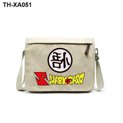 เกม Anime Dragon Ball Satchel Bag กระเป๋าสะพายอะนิเมะ Dragon Ball Canvas Satchel Bag Dragon Ball Linen Satchel Satoru