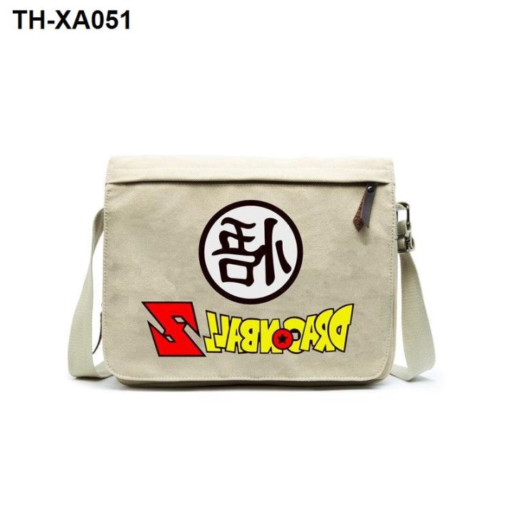 เกม-anime-dragon-ball-satchel-bag-กระเป๋าสะพายอะนิเมะ-dragon-ball-canvas-satchel-bag-dragon-ball-linen-satchel-satoru