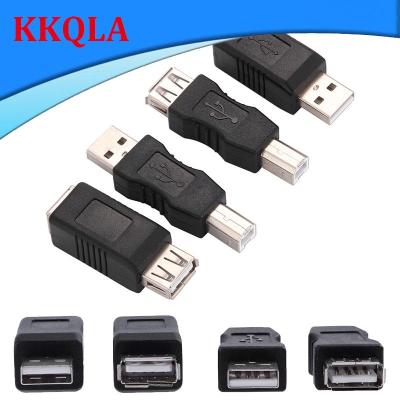 QKKQLA Adapter Electronics USB 2.0 Type A Female to Type B Male Printer Adapter Converter Connector Male to Female Plug