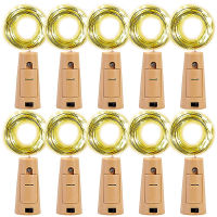 10 PCS Battery powered cork bottle light 2m LED light bar light birthday party wine bottle stopper light bar (Without battery)