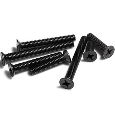 10pcs M2 black 304 stainless steel Phillips countersunk screws cross flat head screw mechanical fasten bolt 14mm-50mm length