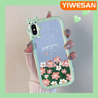 YIWESAN เคสสำหรับ iPhone X Xs Xr Xs Max,เคสนิ่มกันรอยขีดข่วนเคสโทรศัพท์โปร่งใสฝาครอบป้องกันเลนส์กล้องถ่ายรูปป้องกันการตกหล่นทำจากเจล TPU