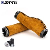 ZTTO Bicycle Handlebar Grips Suede Leather Bar Grips MTB Bike Non-slip Soft Handle Grip Alloy Lock Ring Bar Plugs Handlebars