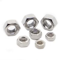 【CW】 M1 M1.2 M1.4 M1.6 M2 M2.5 M3 M3.5 M4 M5 M6 M8 M10 M12 M14 M16 M18 M20 M22 M24 304 Stainless Steel Hex Hexagon Nut DIN934