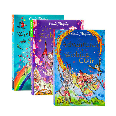 Imported English original genuine childrens bridge Chapter Book The ing chair series Flying Magic chair Adventure Series 3 volumes sold together with Enid Brighton Enid Blyton