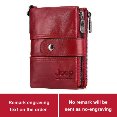 Fashion Mens Wallet Crazy Horse Leather Money Bag Solid Color Business Vintage Walltes Multi-card Soft Purse Chain Coin Bag