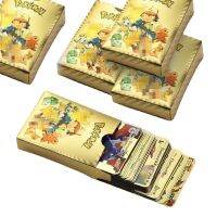 27-110pcs/set Cards Metal Gold Vmax Card Charizard Pikachu Collection Battle Trainer Child