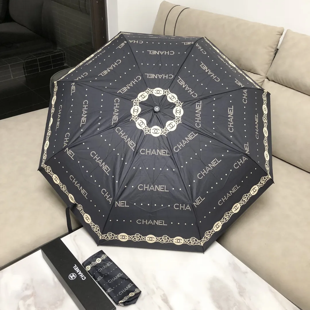2022CHL, the best-selling classic Camellia with lattice design,  three-folding automatic umbrella, sunny rain umbrella, sunshade umbrella,  anti-ultraviolet umbrella, ultra-light portable umbrella, gift box |  