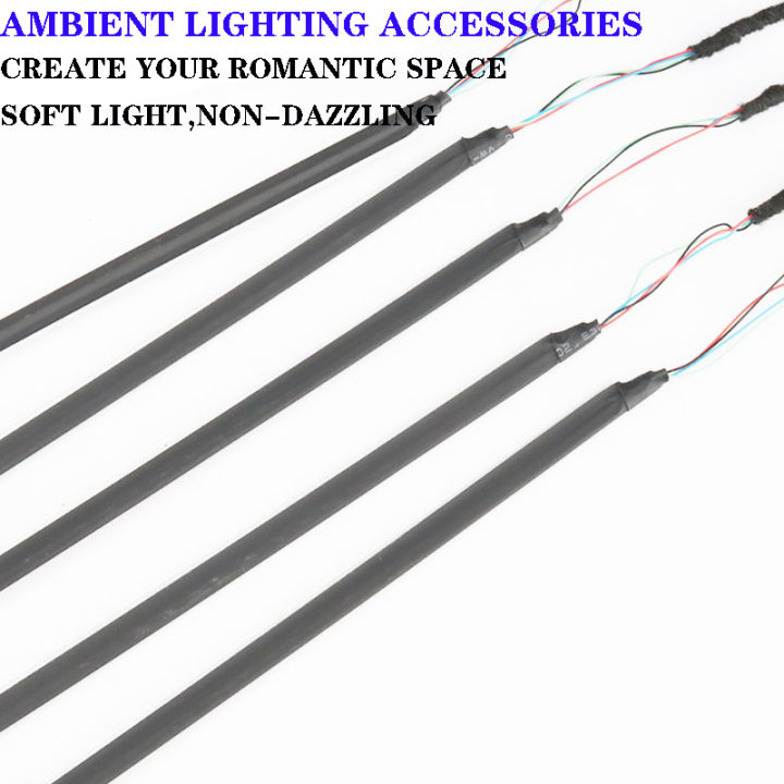 for18-in1led-symphony-strip-car-ambient-lights-accessories-rbg-64color-interior-acrylic-strip-guide-fiber-optic-interior-light