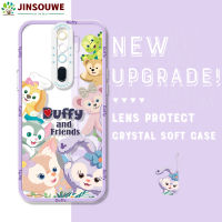 เคสโทรศัพท์ Jinsouwe สำหรับ OPPO A9 2020 Oppoa92020เคสสำหรับการ์ตูนเด็กหญิงเด็กชายเคสแบบนิ่มมองเห็นเป็นคริสตัล LinaBell