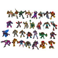 ☈♟ 4-30Pcs Gormiti Giochi Preziosi Monster Soldier Hero Element Warrior Knight PVC Figure Collectible Model Toy Gift For Kid Child