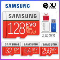 Samsung Evo Plus 16GB การ์ด Micro SD 32GB 64GB แฟลชการ์ดความเร็วสูง128GB 256GB การ์ดหน่วยความจำ TF 512GB การ์ดหน่วยความจำโทรศัพท์มือถือแท็บเล็ต Micro SDXC การ์ด (Pula) อะแดปเตอร์ Na May SD Class 10