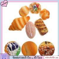 WINOMO 6pcs ขนมปัง faux ตกแต่งขนมปังเทียมแบบจำลองการถ่ายภาพแบบจำลองขนมปังเทียมขนมปังเทียมแบบจำลอง