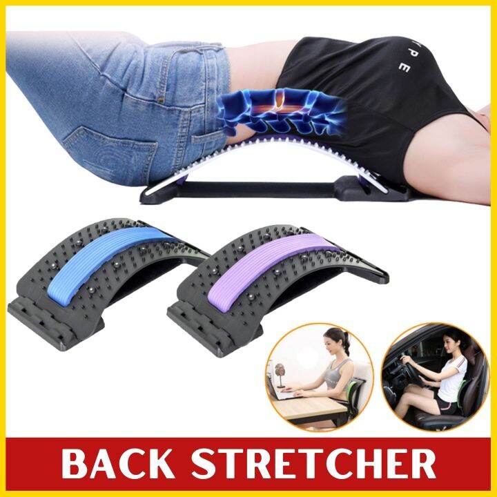 Magic Back Support Spine Stretcher Lumbar Support Muscle Pain Relief ...