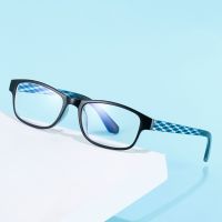 【cw】 Anti Blue Light Myopia Glasses Women Men TR90 Square Frame Eye Protection Ultra Light Eyeglasses Computer Goggles