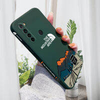 (คลังสินค้าพร้อม) เคสโทรศัพท์เซลล์สำหรับ Xiaomi Redmi Note 8เคสโทรศัพท์สำหรับเด็กผู้หญิงเรียบง่ายสำหรับเด็กผู้ชายธรรมชาติ Moutain ปลอกของเหลวขอบด้านข้างกล้องปกป้องฝาหลัง