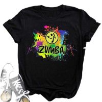 เสื้อโปโลสำหรับผู้ชายเสื้อยืดพิมพ์ลายคริสต์มาสเสื้อยืดพิมพ์ลาย Love Zumba เต้นเสื้อยืดผู้หญิงคอกลมลำลองมีสไตล์เสื้อยืดเด็กผู้หญิงเครื่องประดับ Y2k