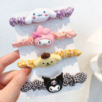 The new cute hair ring is simple, fashionable and versatile. The trendy hair ring that girls like Sanrio hair tie