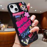 -FD.studio- เคสโทรศัพท์สกรีนลายPowerpuff Girls นิ่ม กันกระแทก สำหรับรุ่น13/12/14 Plus Pro Max 8/7 Plus X/XR ทุกรุ่น #5055