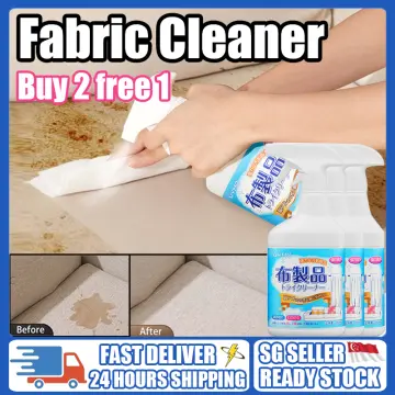 Cloth Furniture Dry Cleaning Agent Household Sofa Cleaner Water Free Cloth Carpet Cleaner Dirt Remover500ML, White