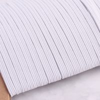 Elastic Bands for face - 3mm Width ided Elastic Cord for Crafts,Elastic Rope,Bungee,White Heavy Stretch Knit Elastic Spool for Making Hanging Sewing