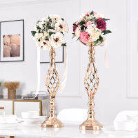 【CW】SilverGold Fashion Vintage Wrought Iron Flower Stand Walker Wedding Display Flower Pot Festive Party Use Candle Holder Ornament
