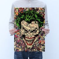 【D021】 The New Clown Collection Vintage Kraft Paper Poster Bar Cafe Dormitory Decorative Painting