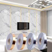 【CW】 20M Gold Self-Adhesive Stickers Tape Floor Wall Strip Seam Sticker Decoratio