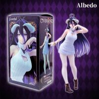 NHSFUZXX ราชาแห่งอันเดด ฟิกเกอร์อนิเมะ Albedo SO-Bin เสื้อถักสีขาว Albedo SO-Bin Albedo SO-Bin FIGURE เกมรอบสภาพแวดล้อม 22ซม. ค่ะ ของเล่นเด็กเด็ก