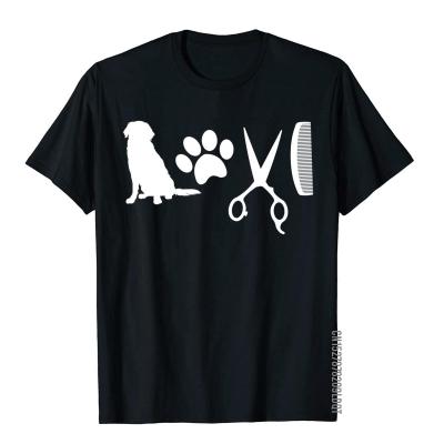 Love Dog Grooming Shirts For Women Men Puppy Groomer Dominant Tight T Shirts Cotton Men Tops Tees Normcore