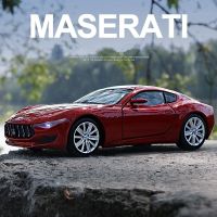 1:32 Maserati Alfieri Coupe Alloy Sports Car Model Diecast Metal Vehicle Car Model Simulation Sound and Light Childrens Toy Gift Die-Cast Vehicles