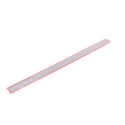 10X Groove Right Stainless Steel Metric Ruler 50 cm Stainless Metric Ruler