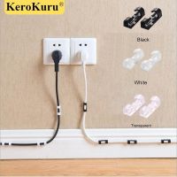 Cable Organizer Clips Cable Management Desktop amp; Workstation ABS Wire Manager Cord Holder USB Charging Data Line Bobbin Winder