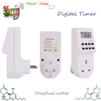 Digital Timer เครื่องตั้งเวลาเปิด ปิดไฟ 7 days dual Outlet ทามเมอร์