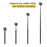 ESIN 3เมตร S Elfie ติดคาร์บอนไฟเบอร์ Monopod ปรับความยาว14สกรูหลุมสำหรับ GoPro 10 9 7 6 5 Osmo การกระทำ3X3 Insta360