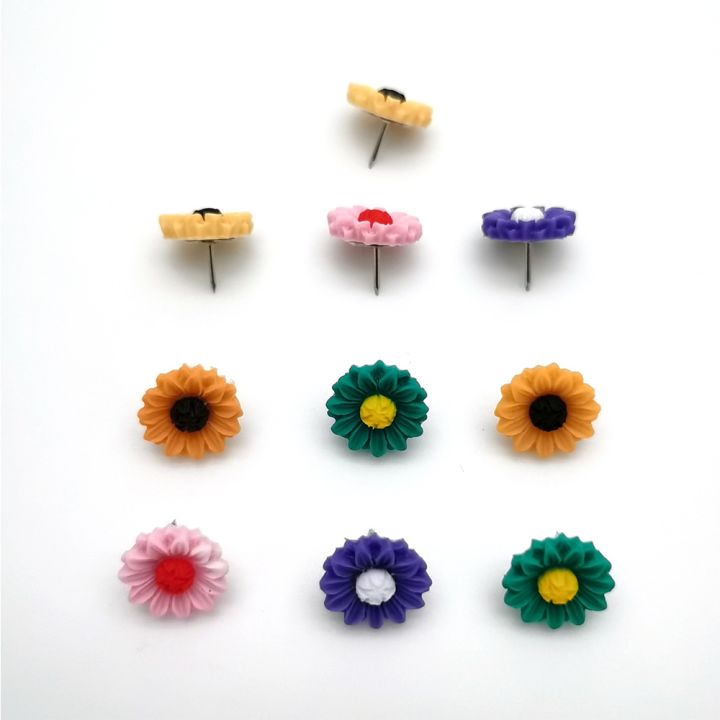 1box-sun-flower-shape-thumbtack-push-pins-thumb-tacks-notice-board-cork-board-paper-photo-wall-pins-sationery-office-supplies