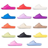 2022 Summer Slippers Men Women Indoor EVA Heel Soft Bottom Sandals Trend Slides Light Beach Shoes Slippers Home Large Size 35 46 ELEGANT